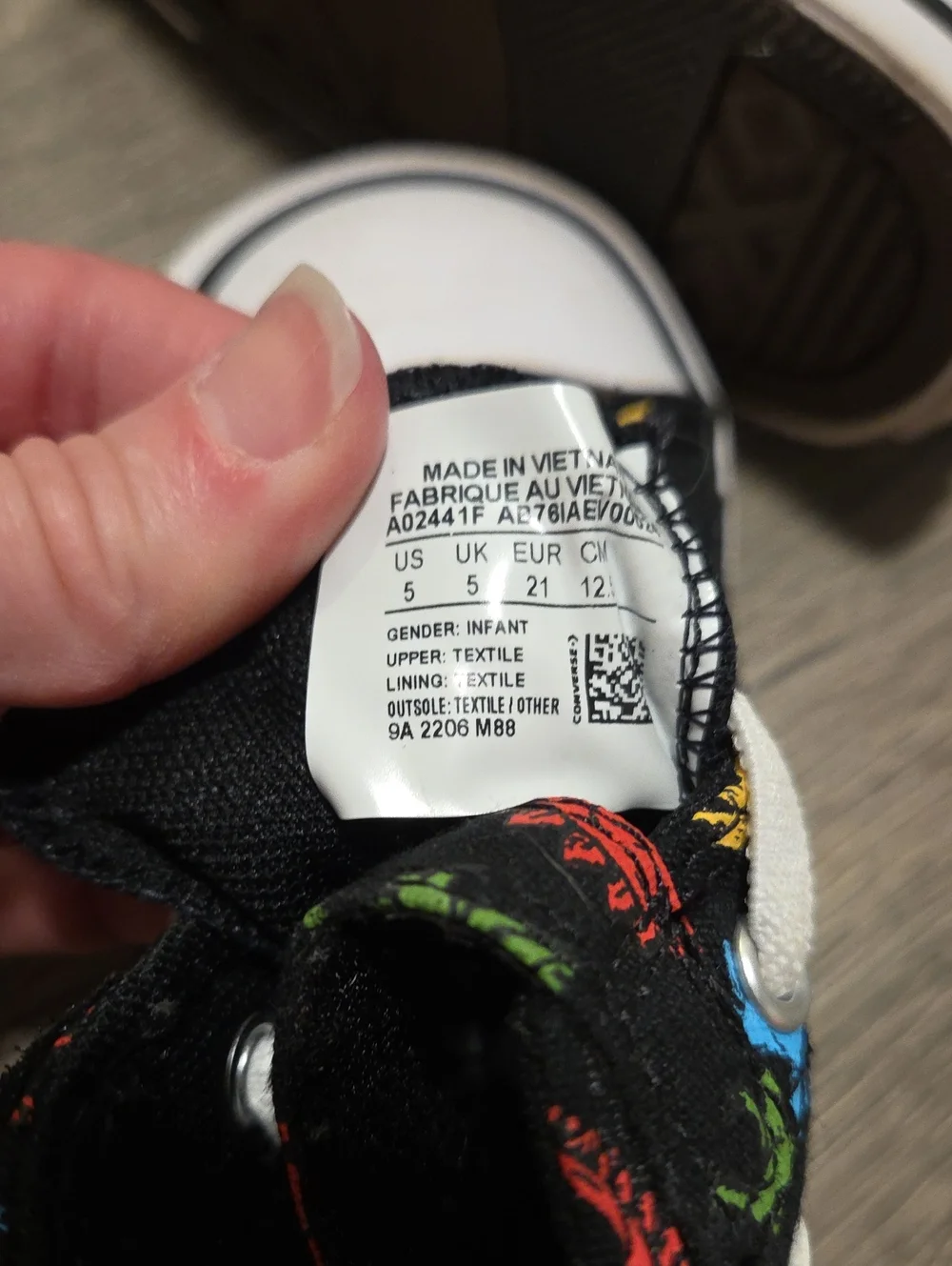 Converse All Star High-Top Dinosaur Sneakers - Picture 8 of 9